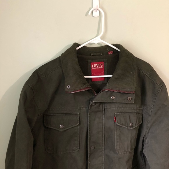Levi's Jackets & Coats Mens Levis Standcollar Military Jacket Xl
